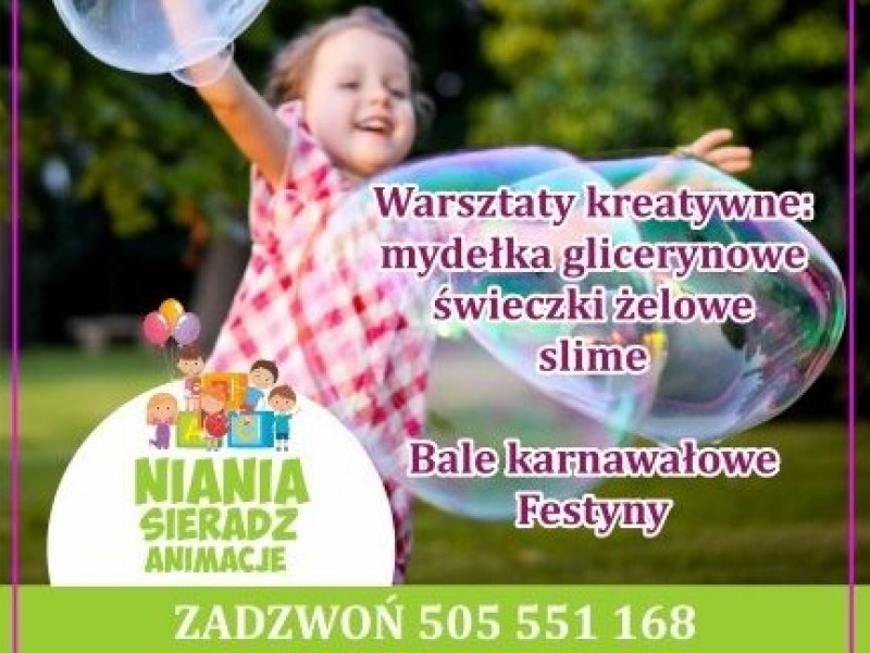 niania-sieradz-opiekunki-animator-zabaw-warsztaty zdjęcie prezentacji gdzie wesele