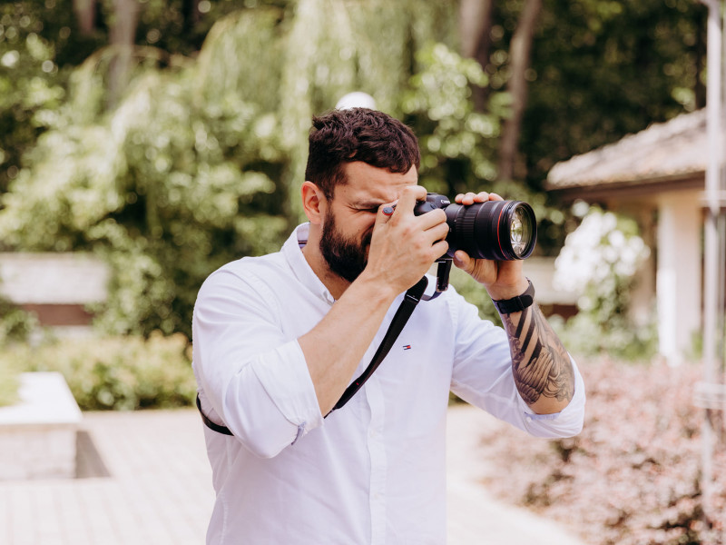 wojtekfotografuje zdjęcie prezentacji gdzie wesele